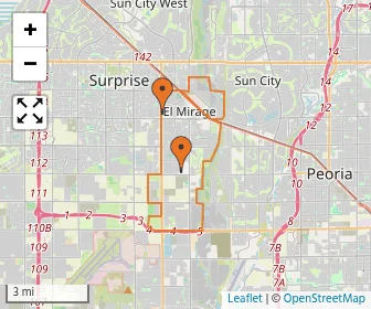 Area schools map